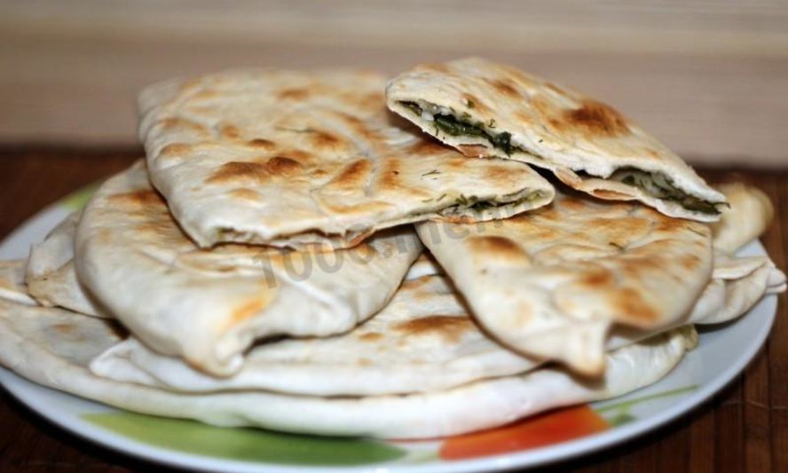 Рецепт лепешек с зеленью на сковороде