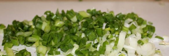 лепешки с зеленью на сковороде