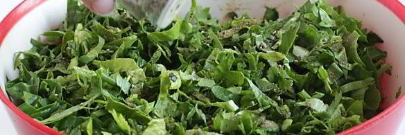 лепешки с зеленью по-кавказски