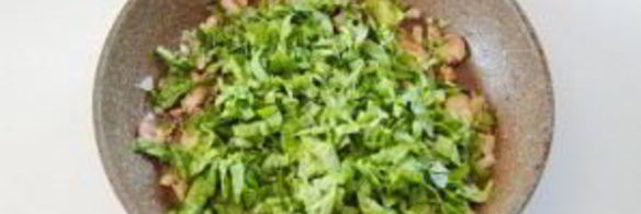 лепешки со шпинатом и грибами