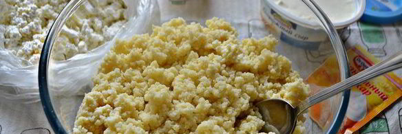 пшенно-творожные лепешки, запеченные в духовке к завтраку