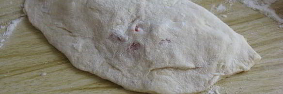 сырные лепешки-чебуреки с ветчиной