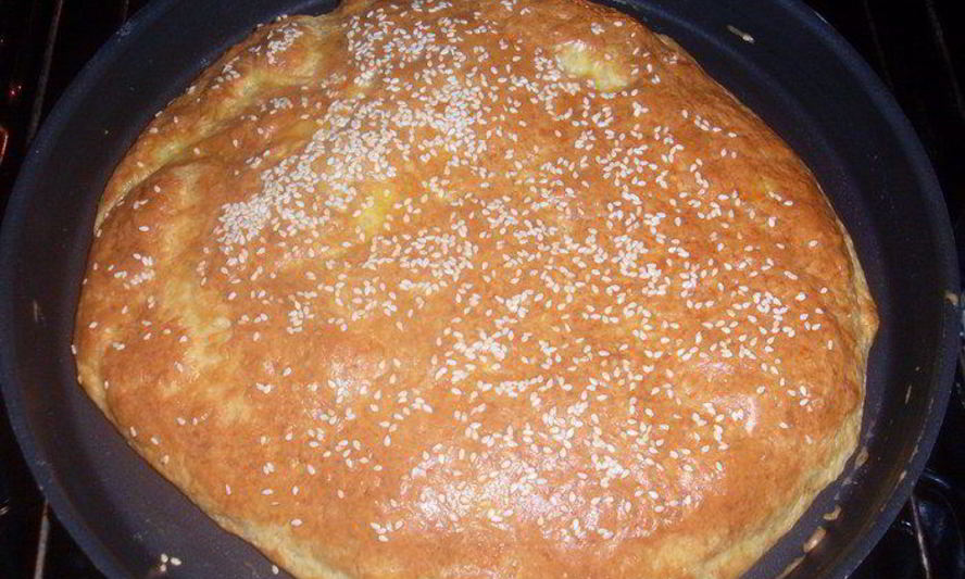 Рецепт творожно-сырной лепешка