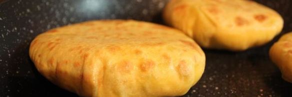 тыквенные лепешки с начинкой