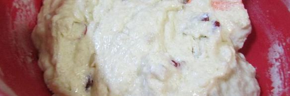 биг-маффины с вишней, кедровыми орешками и штрейзелем