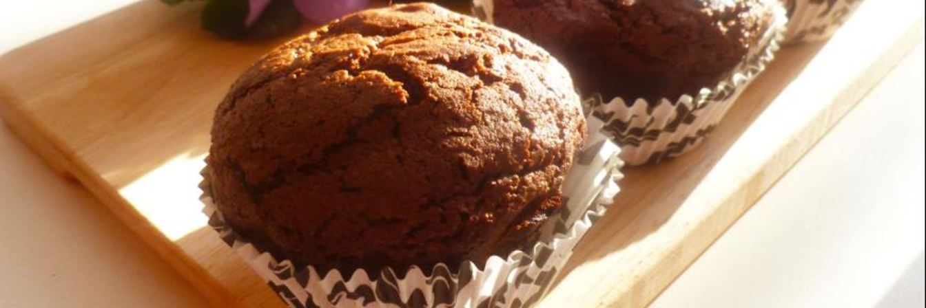 Брауни-маффины с орехами