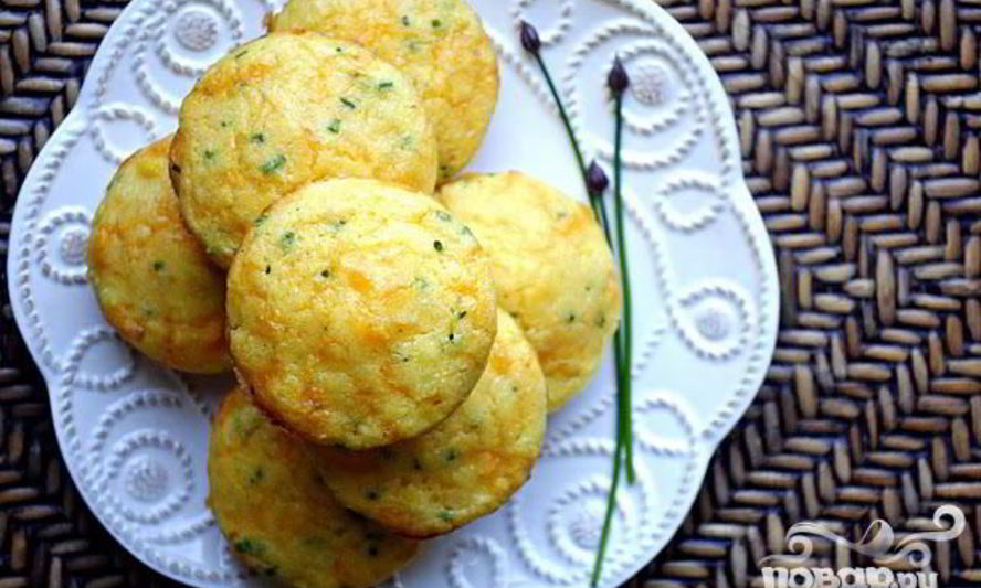 Рецепт кукурузных маффинов с сыром чеддер