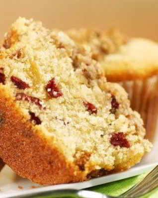 Лимонно-клюквенные маффины
