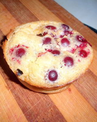 Маффины с брусникой