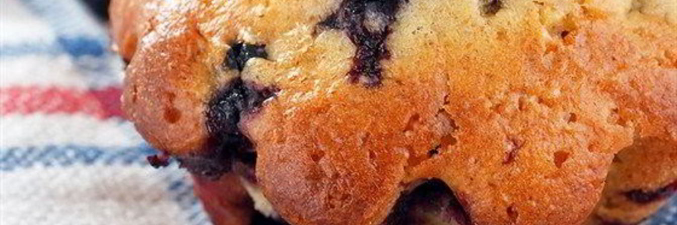 Маффины с черникой