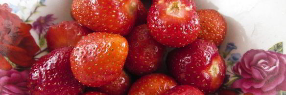 маффины с клубникой