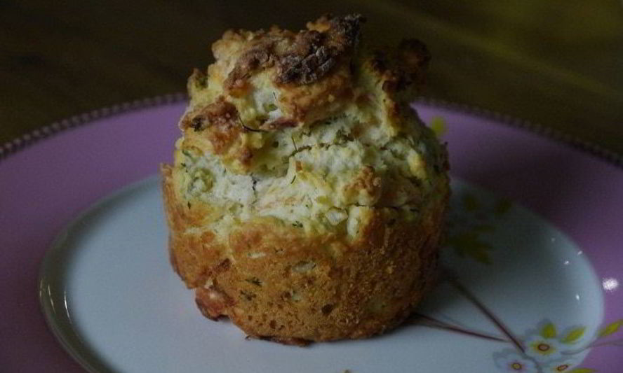 Рецепт маффинов с копченой семгой и укропом