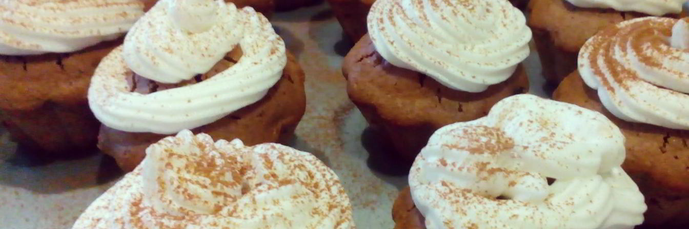 Маффины с корицей, изюмом и орехами