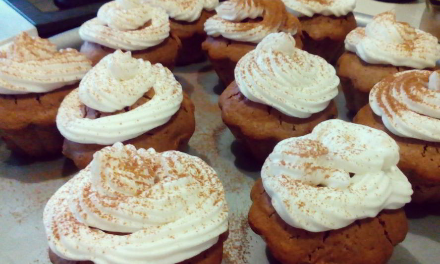 Рецепт маффинов с корицей, изюмом и орехами