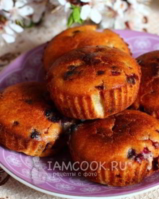 Маффины с малиной