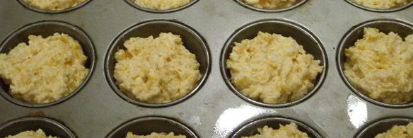 маффины с мраморным сыром