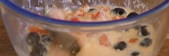 маффины с оливками и сладким перцем