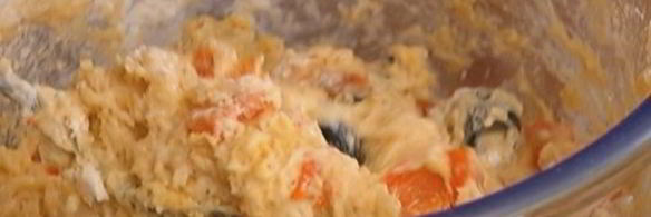 маффины с оливками и сладким перцем