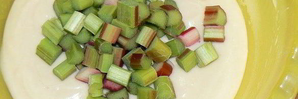 маффины с ревенем и штрейзелем