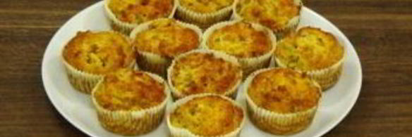 маффины с яблоками и орехами