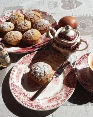 Маффины с яблоком и морковью