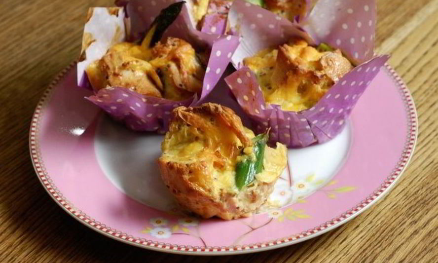 Рецепт маффинов со спаржей и горчицей