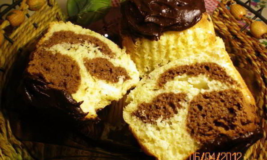 Рецепт маффинов зебра