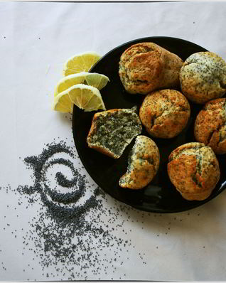 Маковые маффины с лимоном