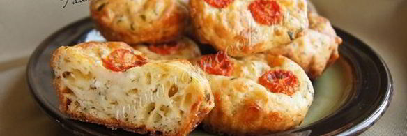 пикантные маффины из сыра и творога