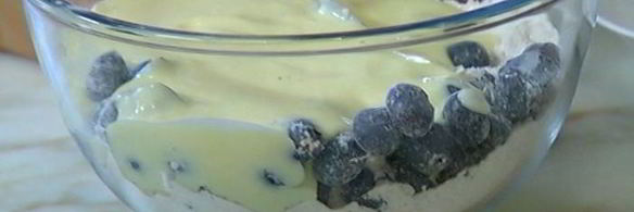 пряные маффины с голубикой и миндалем