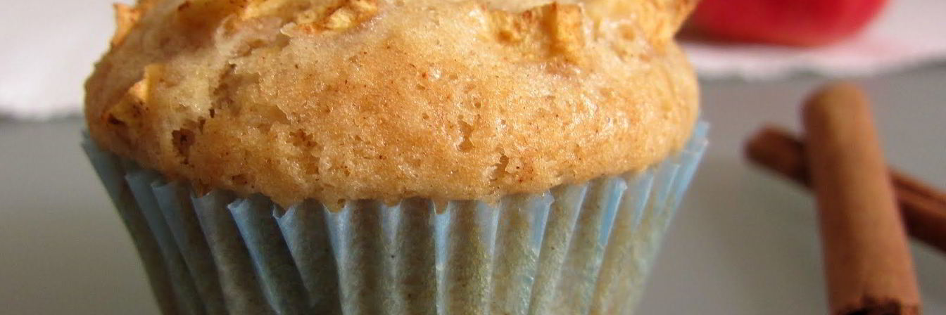 Яблочные маффины без яиц