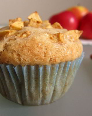 Яблочные маффины без яиц