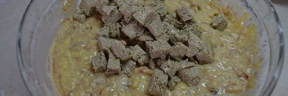 яблочные маффины с халвой и корицей