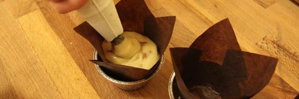 яблочные маффины с шоколадной крошкой