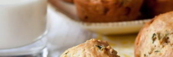 закусочные маффины с фетой и зеленью