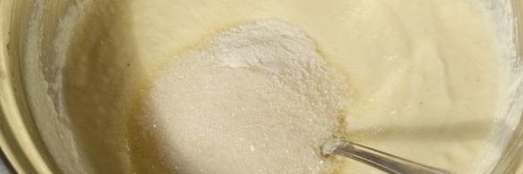 манник на кефире без муки