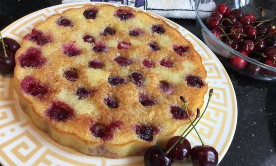 Рецепт манника с вишней