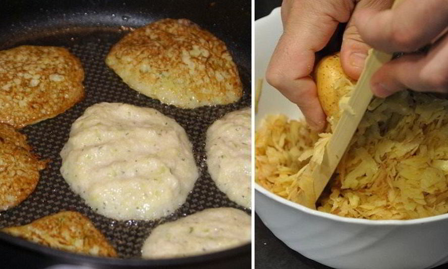 Рецепт кабачковых оладий с картофелем