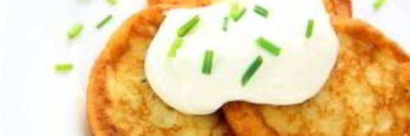 картофельные оладьи из пюре