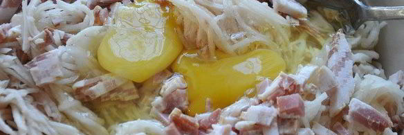 картофельные оладьи с беконом