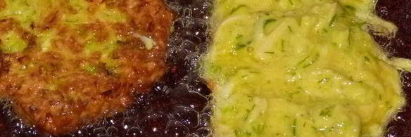 хрустящие кабачковые оладьи