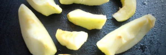 оладушки с карамельно-фруктовым припеком