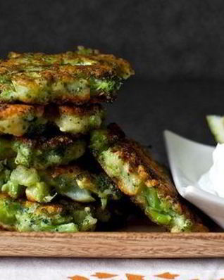 Оладьи из брокколи