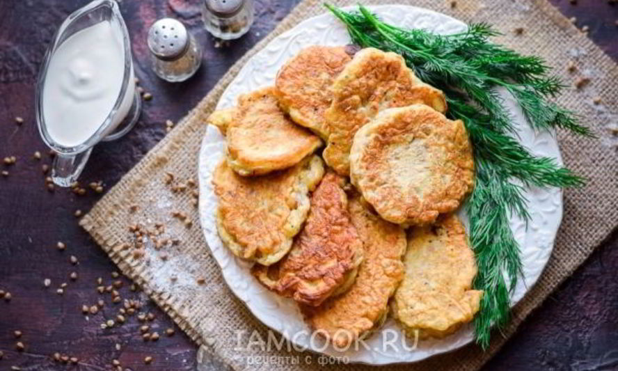 Рецепт оладий из гречневой каши