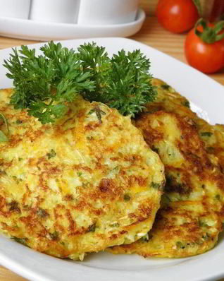 Оладьи из кабачков и моркови