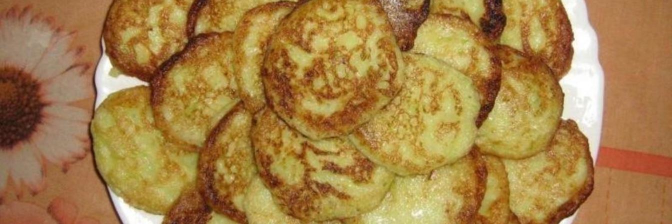 Оладьи из кабачков с творогом