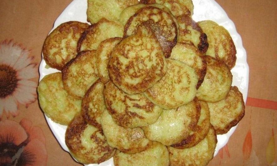 Рецепт оладий из кабачков с творогом