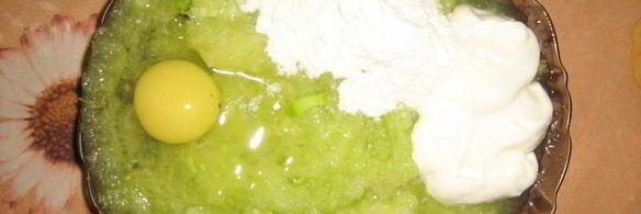 оладьи из кабачков с творогом