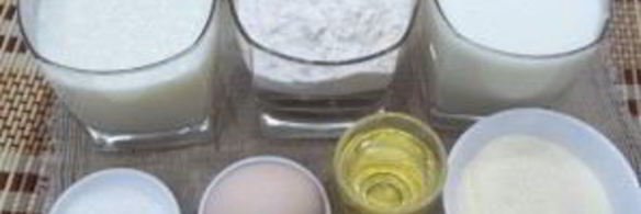 оладьи из муки и манки