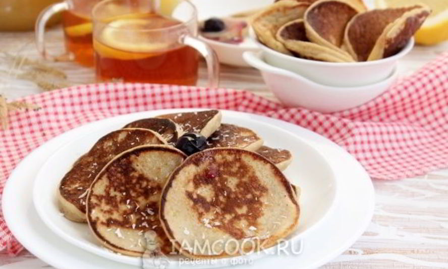 Рецепт оладий из толокна